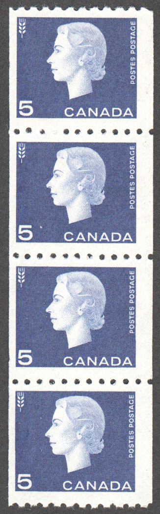 Canada Scott 409 MNH Strip F - Click Image to Close
